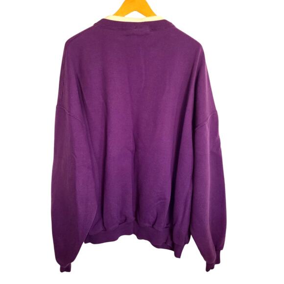 Vintage Pleasant Shade Double Crew Graphic Sweatshirt Winter Scenery Snow 3X - Picture 3 of 7